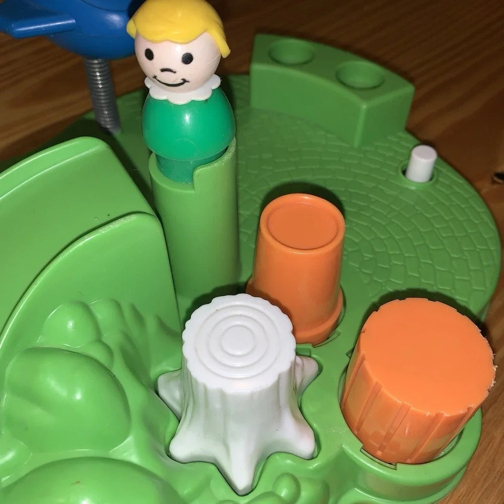 Fisher-Price Original Little People #2525 Little People Playground Base W Figure